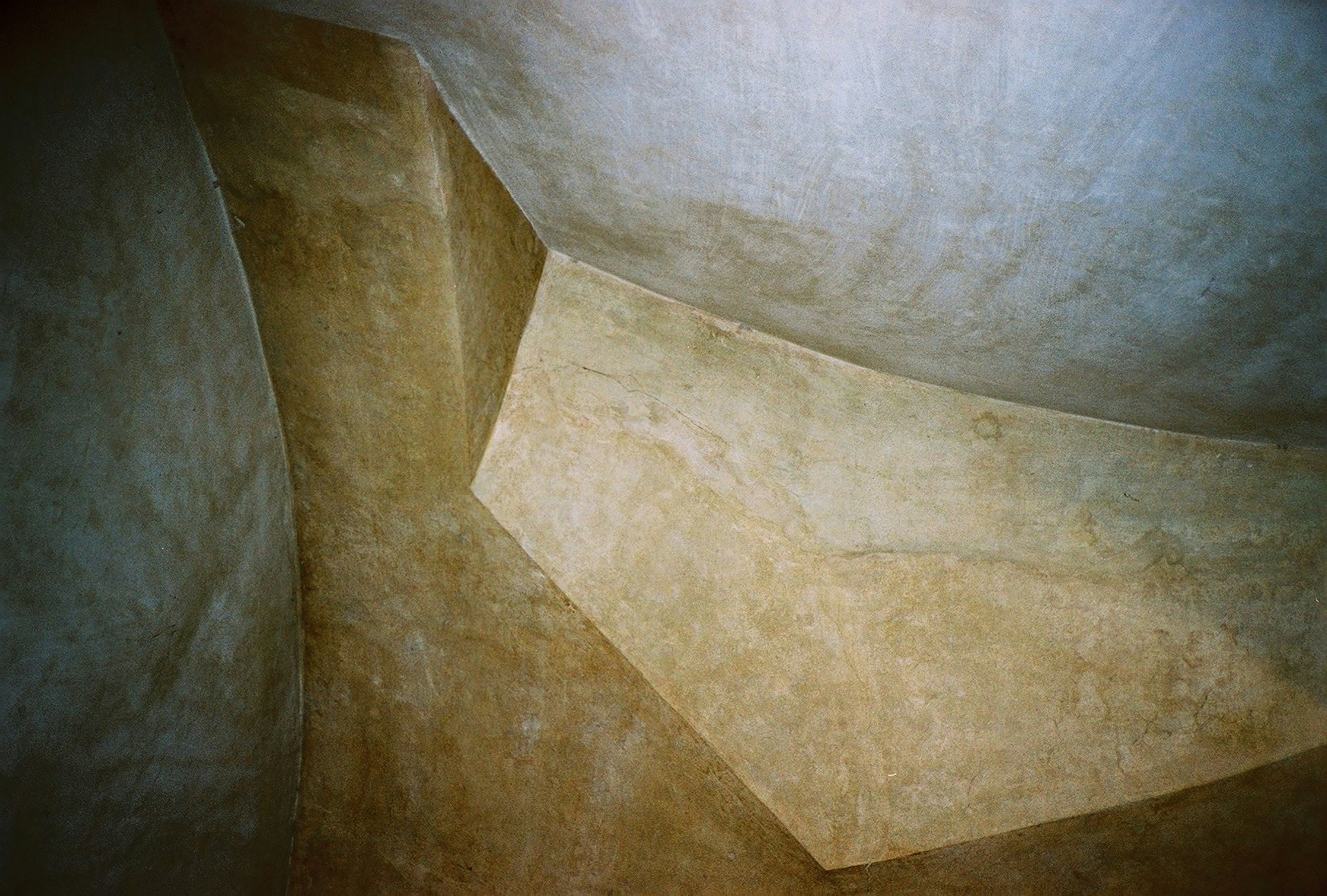 Smooth finished plaster walls in a bright interior